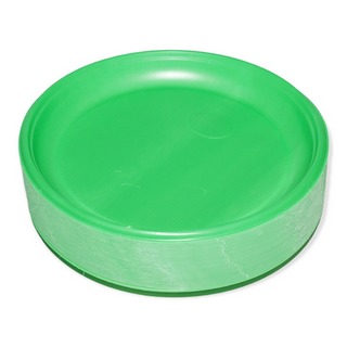 Тарелка 165 зеленая ИнтроПластик 100шт